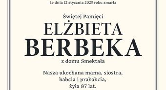 Odeszła babcia Elza